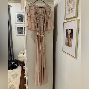 Monsoon Formal Dress with waist tie and sequins